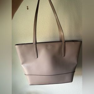 Kate Spade Light Grey Tote Purse